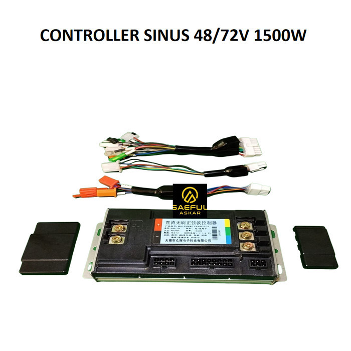 Controller bldc sinus 48v 72v 1500w motor listrik sepeda listrik