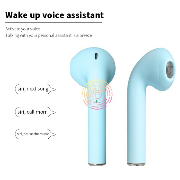Grotic Headset Bluetooth Inpods 12 Tws Macaron Earphone Wireless