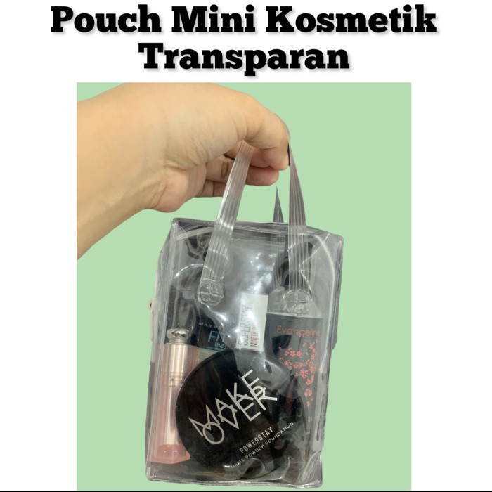 Clear Bag 10 Pcs Mika Bag Kosmetik 10 Pcs