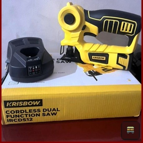 Sale Krisbow Mesin Gergaji Jigsaw Cordless 12V Ircds12