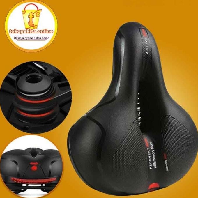 

TERSEDIA SADLE SADEL JOK SEDEL SEPEDA MTB LIPAT RB MEMORY FOAM EMPUK ANTI SLIP