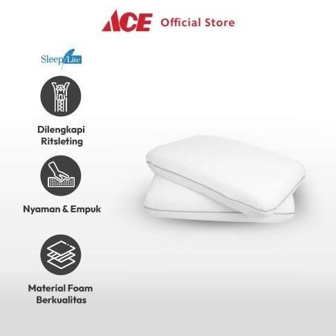 

TERSEDIA ACE - SLEEPLITE 60X40 CM SET 2 PCS BANTAL MEMORY FOAM