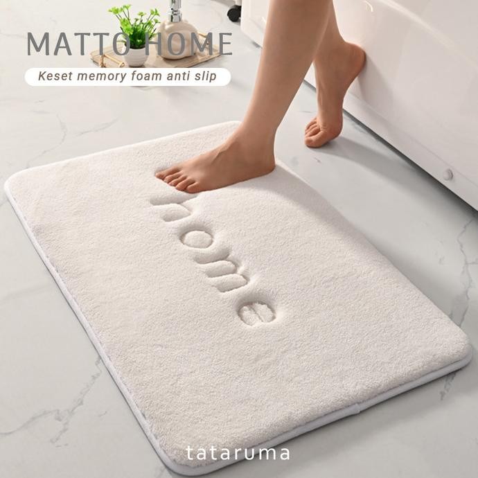 

TERSEDIA MATTO HOME - KESET KAKI MEMORY FOAM ANTI SLIP PENYERAP AIR