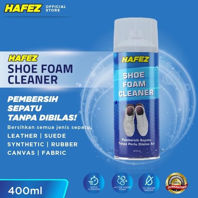 

TERSEDIA HAFEZ SHOE FOAM CLEANER - FOAM PEMBERSIH & MENGHILANGKAN BAU SEPATU
