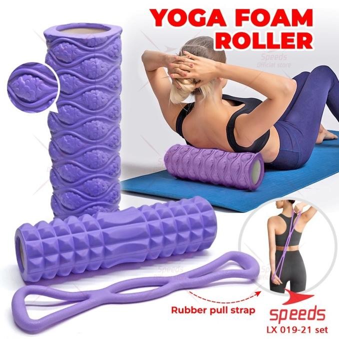 

TERSEDIA SPEEDS YOGA ROLLER FOAM EVA FOAM ROLLER MASSAGE PILATES 019-21