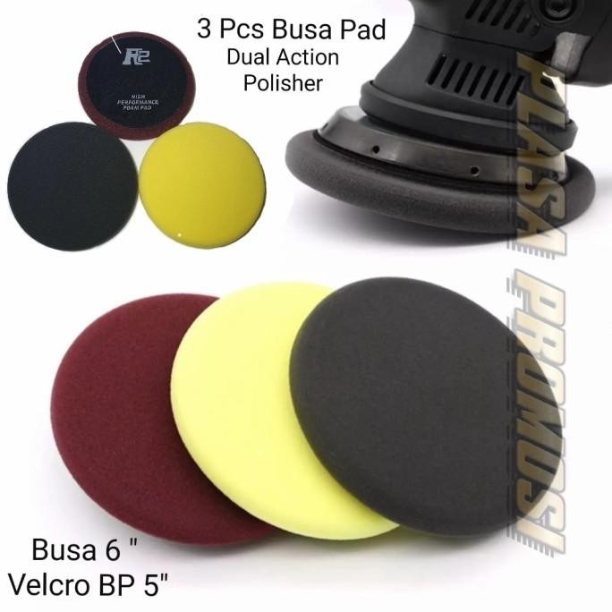 

TERSEDIA BUSA PAD DUAL ACTOION POLISHER / FOAM PAD DA POLISHER SLIM PAD 6