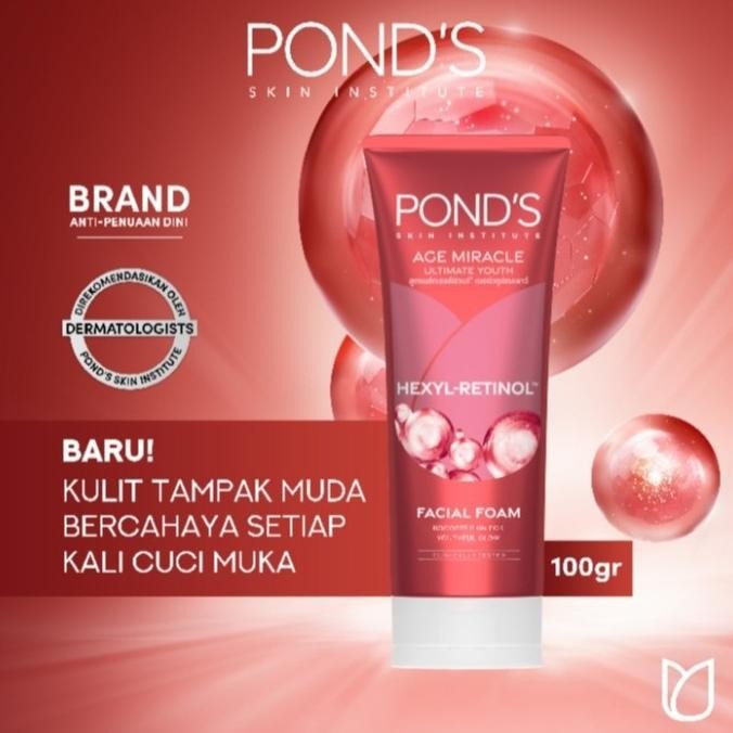 

TERSEDIA POND'S AGE MIRACLE CELL REGEN FACIAL FOAM 100G