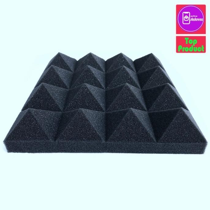 

TERSEDIA BUSA TELUR PEREDAM SUARA FOAM NOISE REDUCTION 25X25X5CM 12PCS BLACK