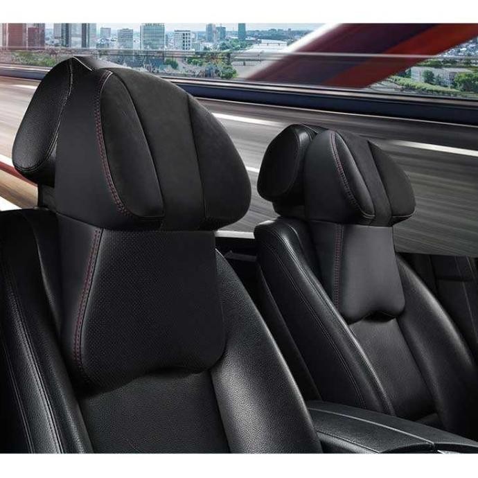

TERSEDIA BANTAL SANDARAN LEHER KEPALA JOK KURSI MOBIL ERGONOMIS MEMORY FOAM 1PC