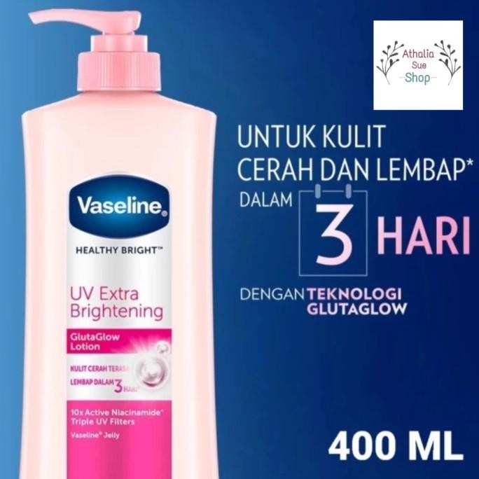 Tersedia VASELINE INTENSIVE CARE ALOE SOOTHE HAND BODY LOTION HIJAU 400 400ML