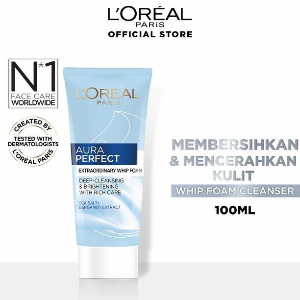

TERSEDIA LOREAL WHITE PERFECT EXTRAORDINARY WHIP CLEANSING FOAM SABUN WAJAH