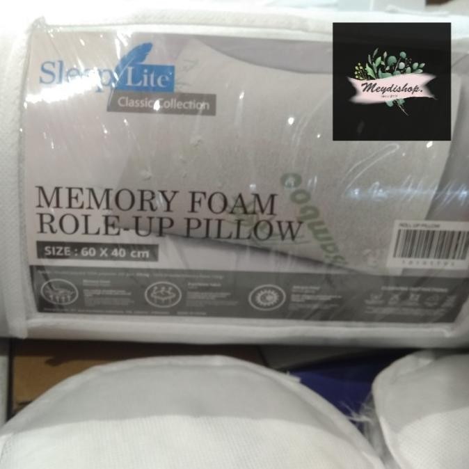 

TERSEDIA SLEEP LITE BANTAL MEMORY FOAM ROLL UP 60X40 CM
