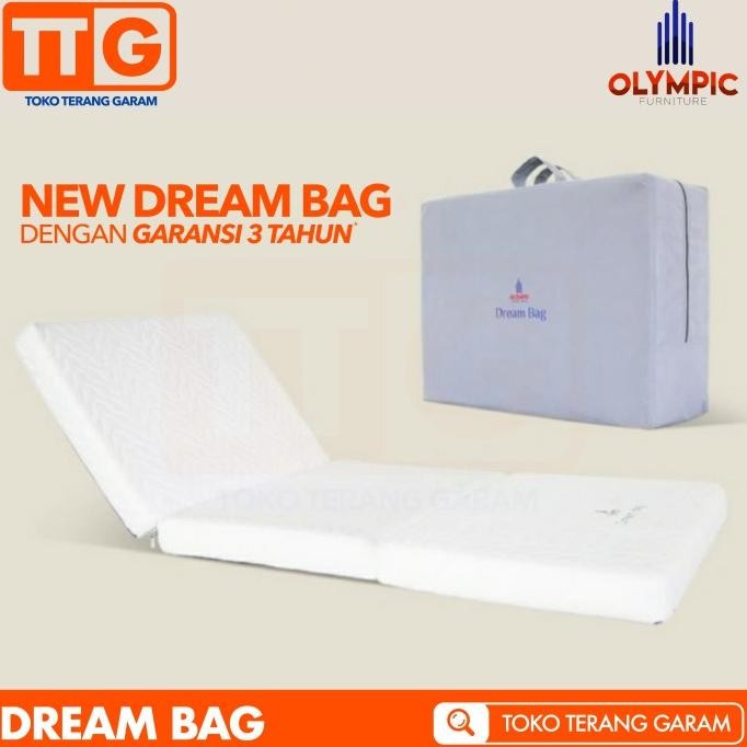 

TERSEDIA OLYMPIC FOAM KASUR BUSA LIPAT DREAM BAG 90 X 195 CM GARANSI