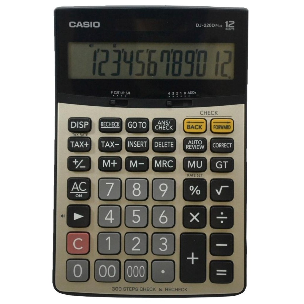 

TERMURAH - Kalkulator Casio DJ-220D Plus Calculator 12 Digit Original