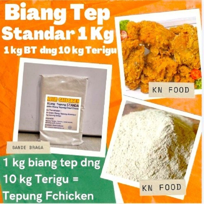 

TERBARU Tepung bumbu ayam goreng fried chicken -1000 Gram BISA GRAB!