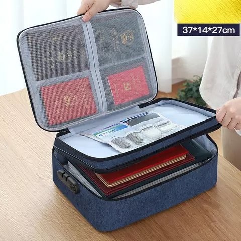 

Terlaris Premium 2 Resleting Tas Dokumen Tempat Penyimpan File Sertifikat Travel New