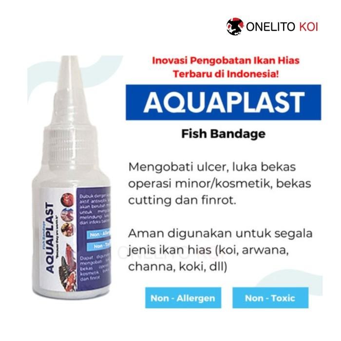 Aquaplast Plester Luka Ikan Koi Arowana Ulcer Bakteri