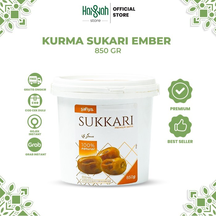 

Kurma Sukari Ember 850gr EKSLUSIF