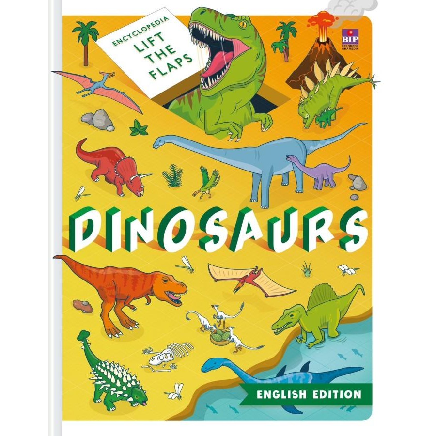 

Gramedia Buku Ce Encyclopedia Lift The Flaps Dinosaurs (English Edition)