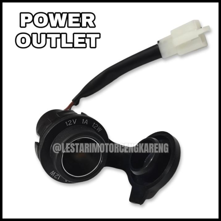 SOCKET POWER OUTLET CHARGER CASSAN MOTOR ORIGINAL AEROX LEXI NMAX 12V