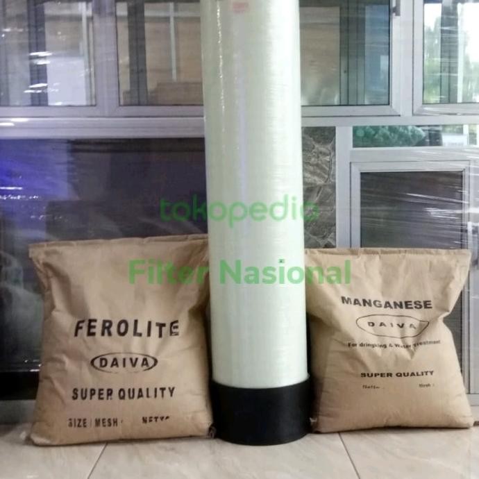 PAKET FILTER AIR SUMUR / KUNING BAU BESI / AIR BERMINYAK KOMPLIT C