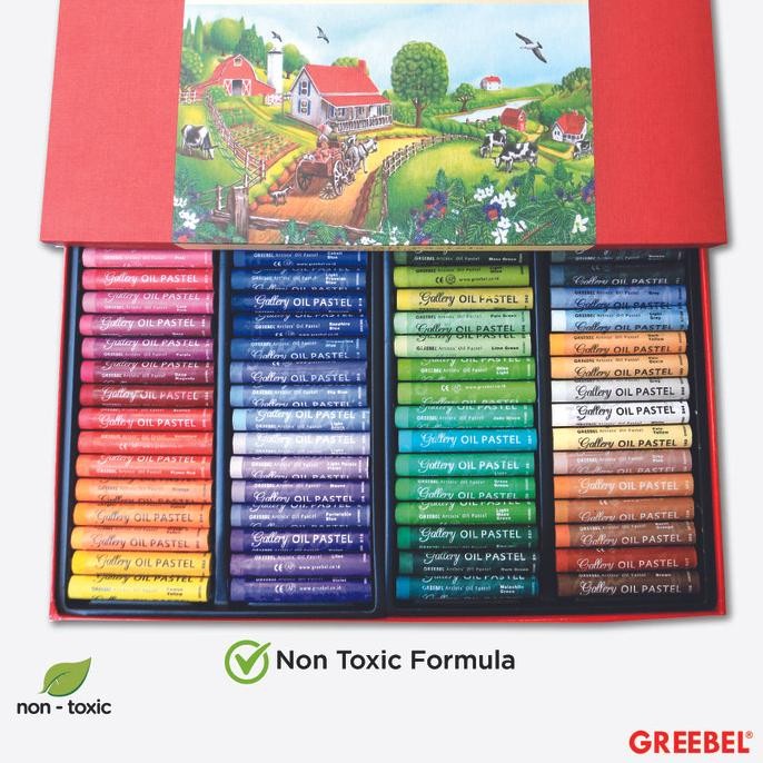 

GREEBEL ARTIST OIL PASTEL 72 Warna