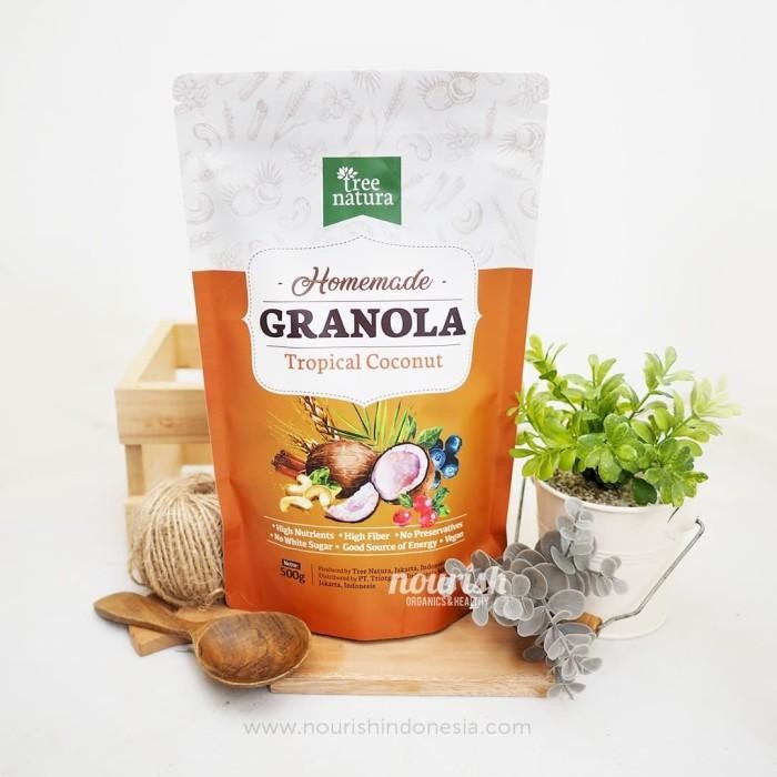 

Tree Natura, Granola Tropical Coconut 500Gr