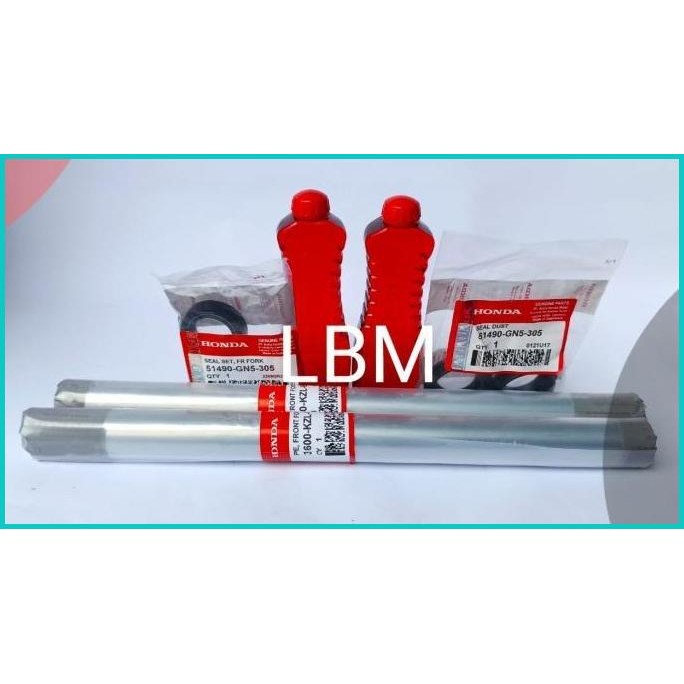 PAKET AS SHOCK DEPAN SEAL DAN OLI SHOCK BEAT FI VARIO 125 VARIO 150 07
