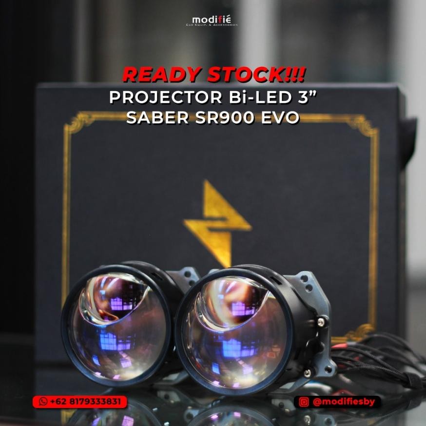 Saber SR900 EVO Biled Laser Projector Headlamp 3" 3 INCH LED