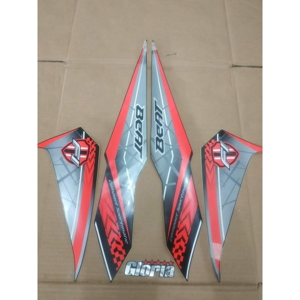 ORI Striping List Body Beat Fi ESP New Tahun 2016 2017 Hitam Merah