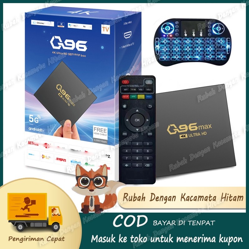 Q96 MAX Kotak Video Android 4K Internet TV Set-Top Box TV Box Internet Set-Top Box TV BOX/Android TV