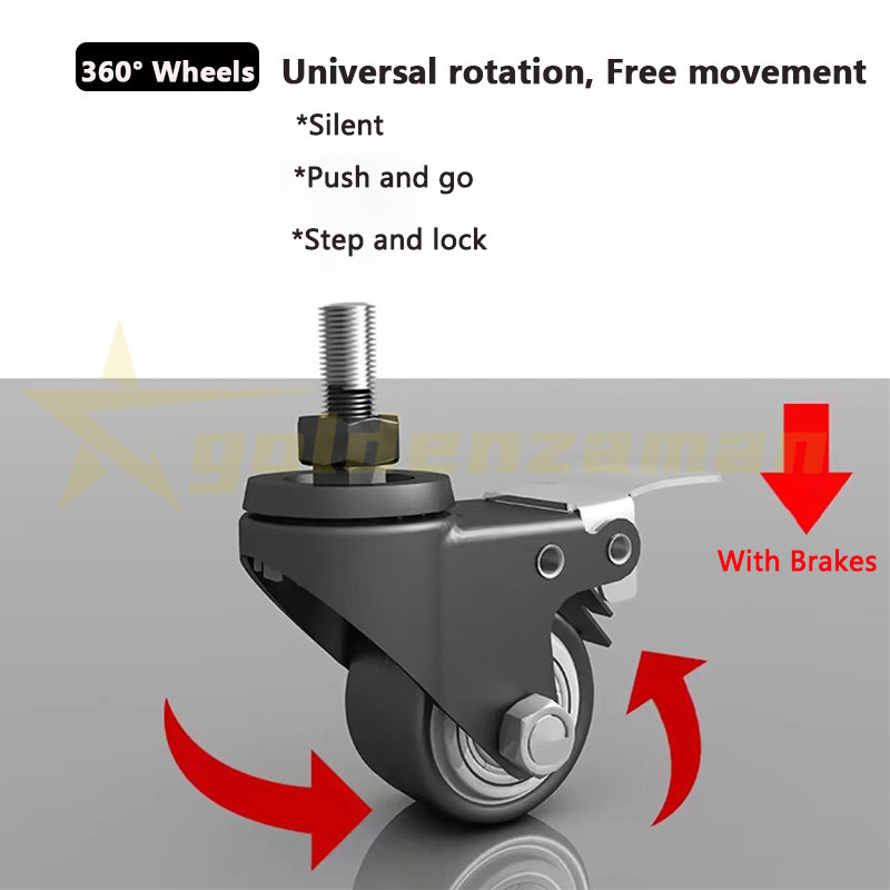 Standing Bracket TV 32-85 Inch Dapat Disesuaikan LED TV Stand Universal TV Stand Trolley Roda