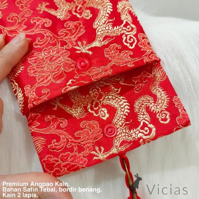 

pui AGP 02 - Dompet Angpao KAIN kado Imlek PREMIUM Quality