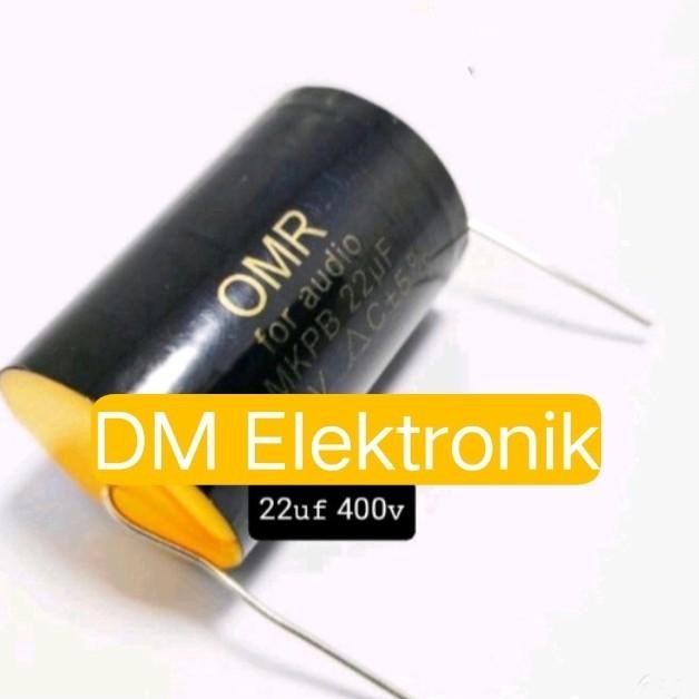 Kapasitor capasitor 226 22uf 400v OMR for audio OriginaL Import Premium