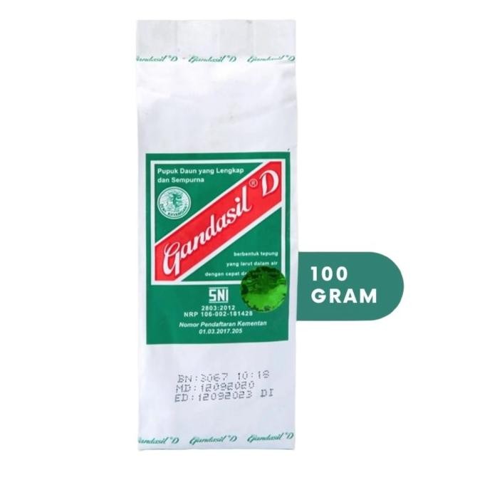 Gandasil D 100Gr Pupuk Daun Gandasil D Produk Original Pabrik