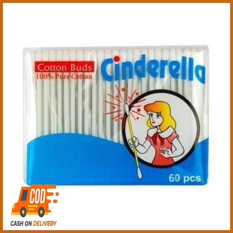 Flash Sale Terbaru Cutton Bud Merk Cinderella Isi 60 Pcs - Cotton Bud/ Cotton Bud Murah/Cutton Bud G