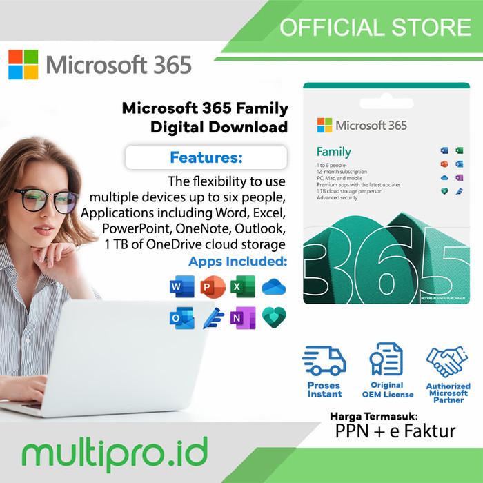Microsoft 365 Family Digital Download