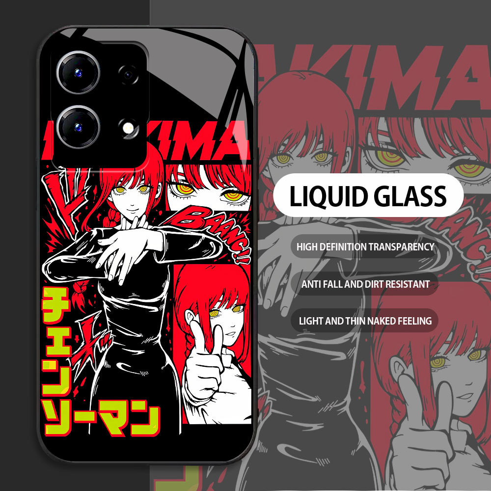 For Xiaomi Redmi Note 10 11 12 13 Pro Max PLUS Lite 10S 11S 10T 5G 4G Casing Skin Handphone ‌Chainsa