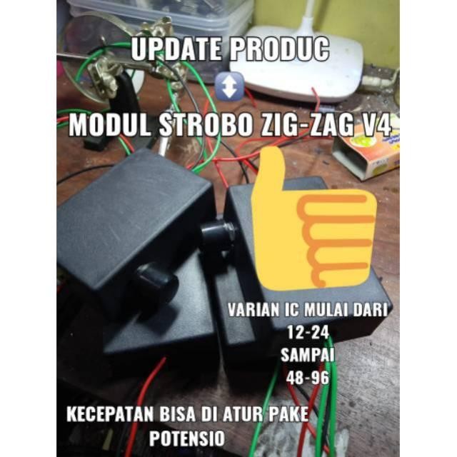 Lampu Led Strip Modul Modul Strobo , Strobo Controller V4 Zigzag Semi Animasi