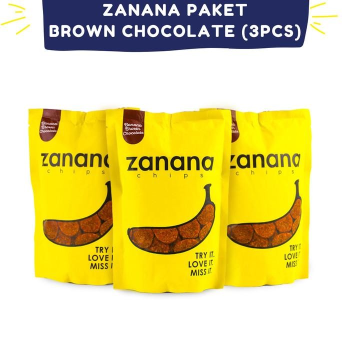 

BIG SALE ZANANA CHIPS BROWN CHOCOLATE 3 PCS (80 GRAM) !!!!!