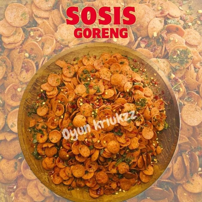 

BIG SALE KRIPIK SOSIS GORENG PEDAS 600 GR SOSRENG !!!!!