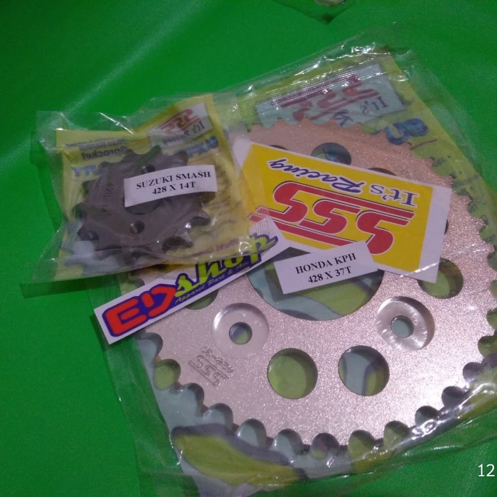 Gear Set 428 Sss Blade Revo Supra Vit Absolute Racing Gold