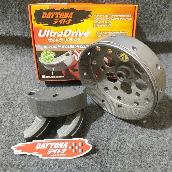 Paketan Kampas Ganda Daytona + Mangkok Costum Full Kartel Mio Gt Mio J