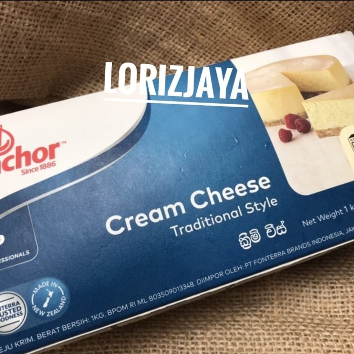 

DISKON ANCHOR CREAM CHEESE REPACK 1KG Kode 372