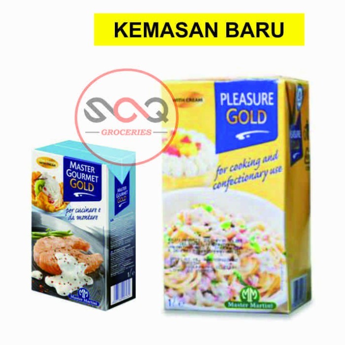 

TERBAIK Master Gourmet Gold 1Ltr / Cooking Cream / Whipping Cream Kode 678