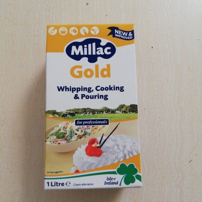 

CUCI GUDANG Whipping Cream Millac Gold 1 L Krim Whip Kode 1438