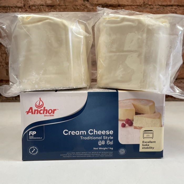

HEMAT Cream Cheese Anchor 1 kg / Cream Cheese / Anchor Cream Cheese / Anchor Kode 436