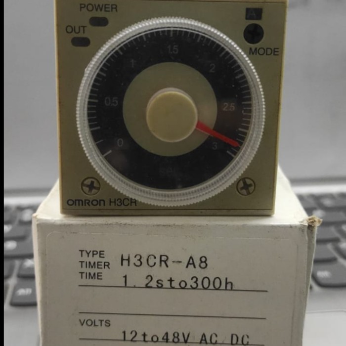 TERMURAH - OMRON TIMER H3CR-A8 12V / 24V
