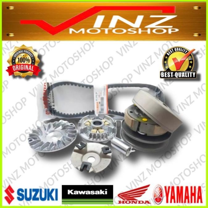 PAKET CVT LENGKAP VANBELT ROLLER MOTOR YAMAHA MIO J FINO SOUL GT 115