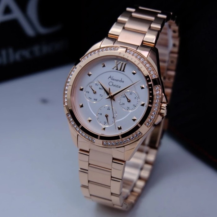 Jam Tangan Wanita Alexandre Christie 2644 Ac2644 Ac 2644 Bf Grosir